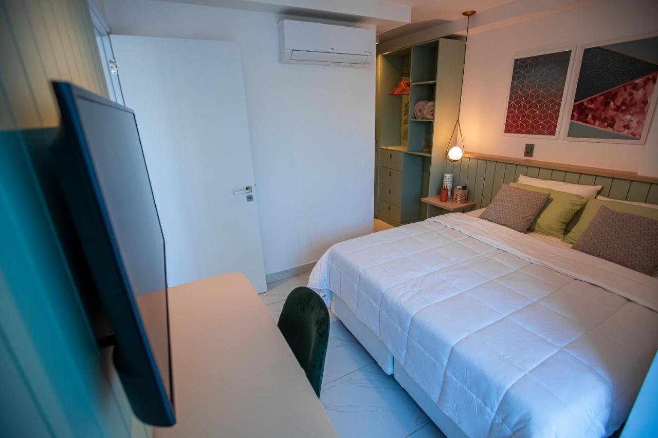 Apartamento Com Jacuzzi Na Beira Mar De Joao Pessoa No Branco Haus المظهر الخارجي الصورة