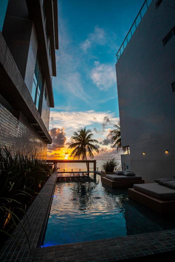 Apartamento Com Jacuzzi Na Beira Mar De Joao Pessoa No Branco Haus المظهر الخارجي الصورة