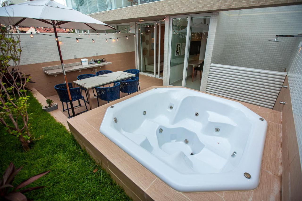 Apartamento Com Jacuzzi Na Beira Mar De Joao Pessoa No Branco Haus المظهر الخارجي الصورة