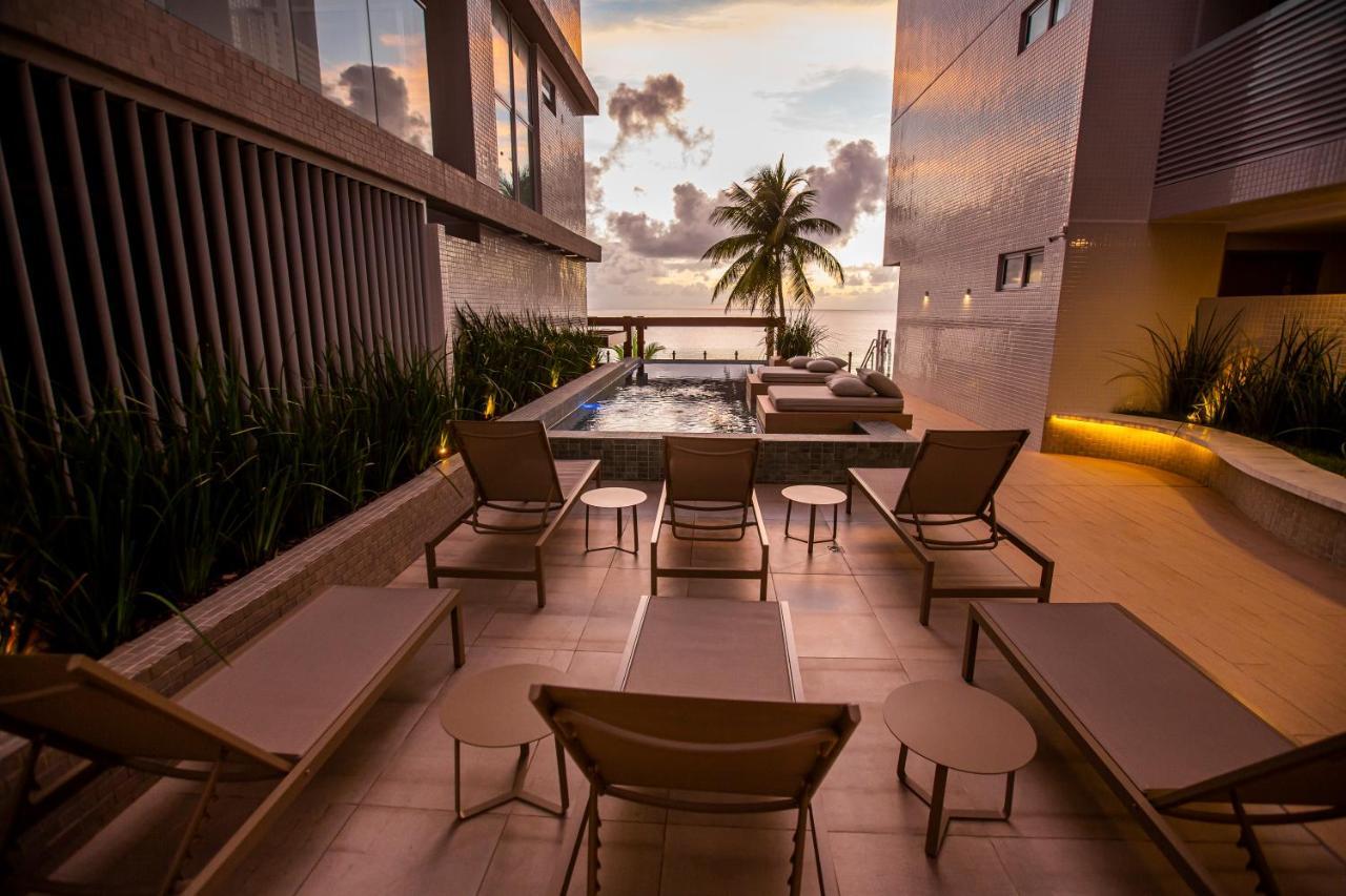 Apartamento Com Jacuzzi Na Beira Mar De Joao Pessoa No Branco Haus المظهر الخارجي الصورة