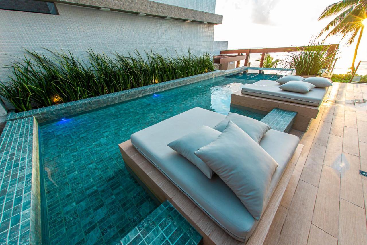 Apartamento Com Jacuzzi Na Beira Mar De Joao Pessoa No Branco Haus المظهر الخارجي الصورة